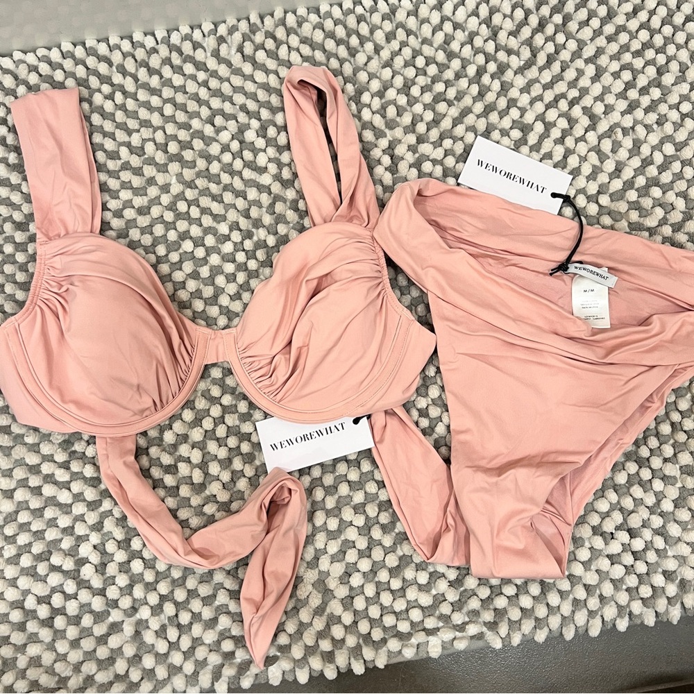 NWT WeWoreWhat Claudia Bikini Top and Bottom